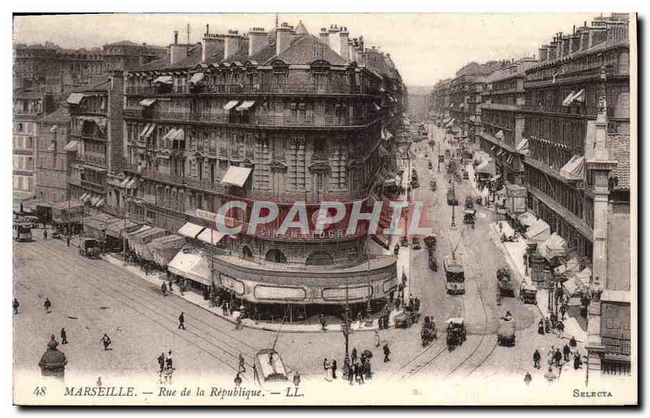 CPA Marseille Rue de la Republique