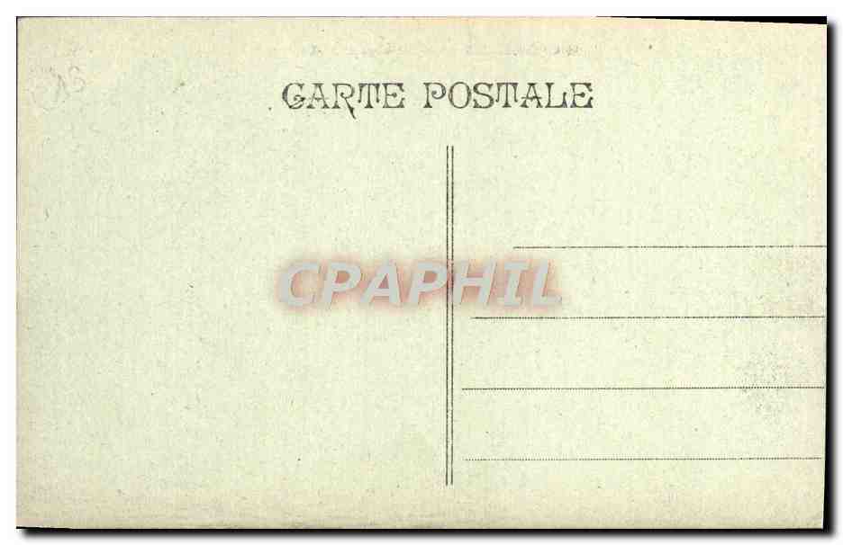 CPA Marseille Le Chatau d'lf Bateau — Rückseite