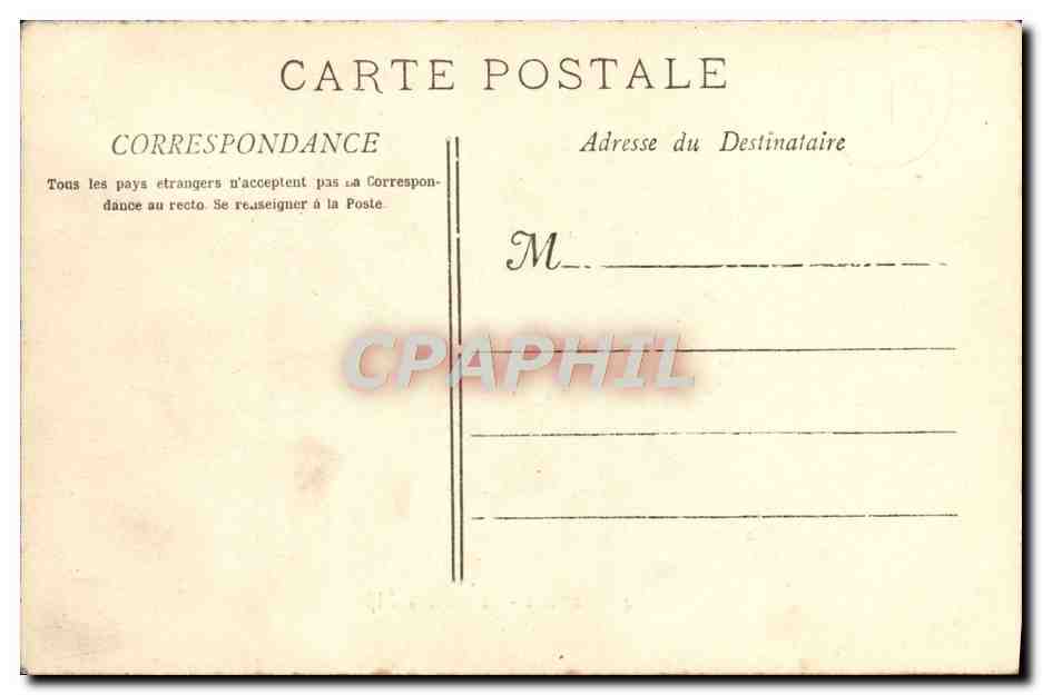 CPA Marseille Le Chatau d'lf  — Rückseite