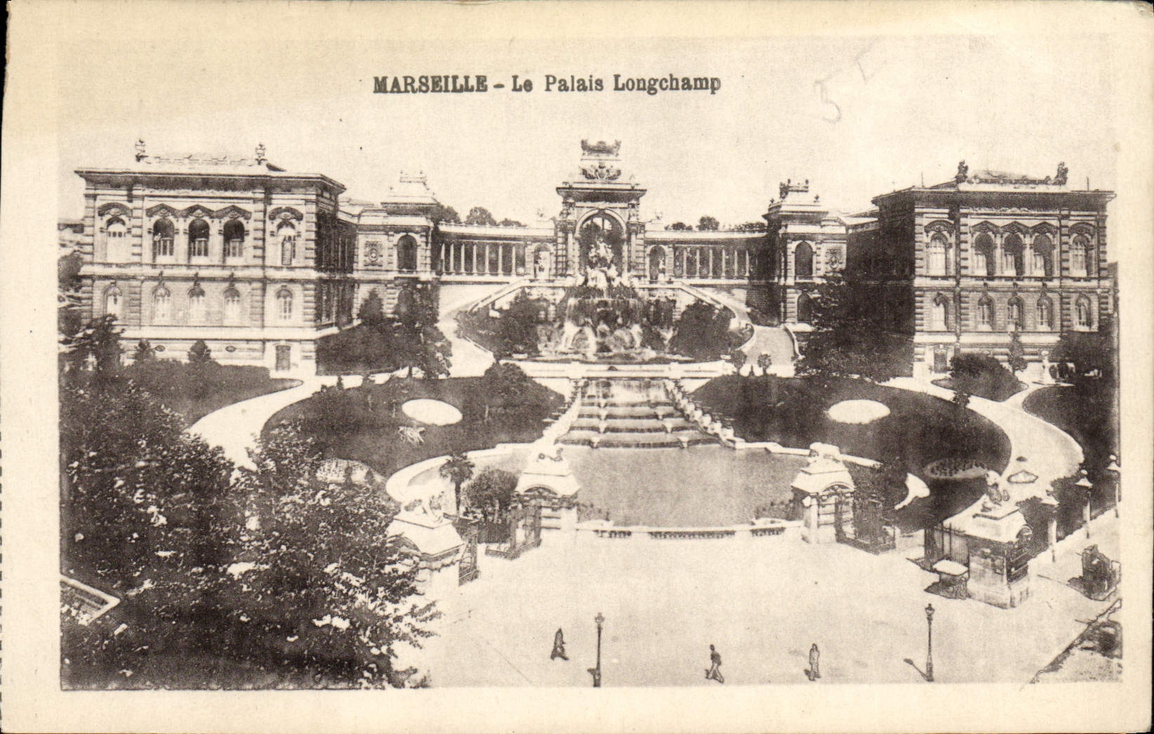 CPA Marseille Le Palais Longchamp