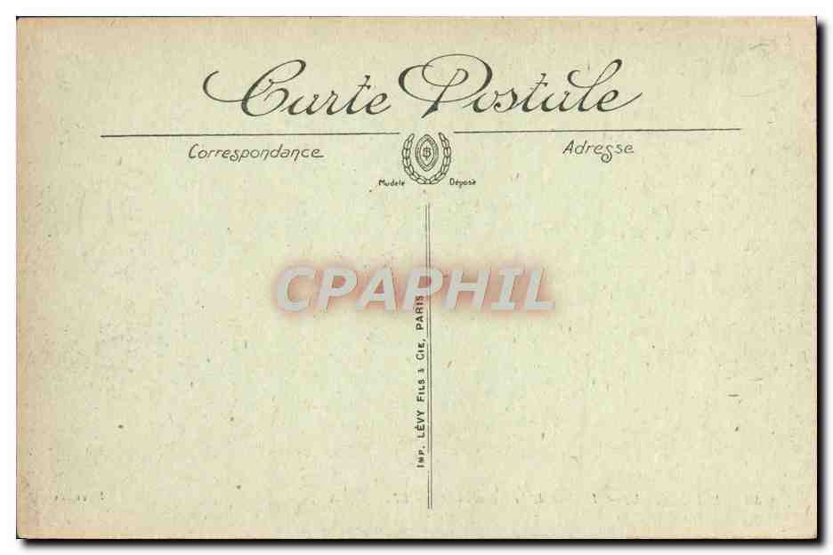 CPA Marseille La Rue de La Republique Tramway — Verso