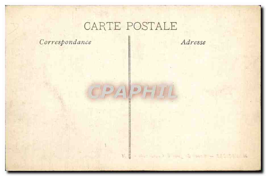 CPA Marseille Canal St Jean Cathedrale — Rückseite