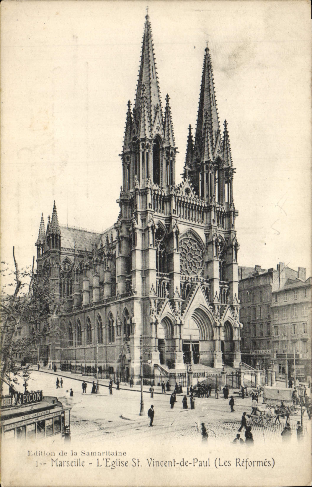 CPA Marseille L'Eglise St Vincent de Paul Les reformes