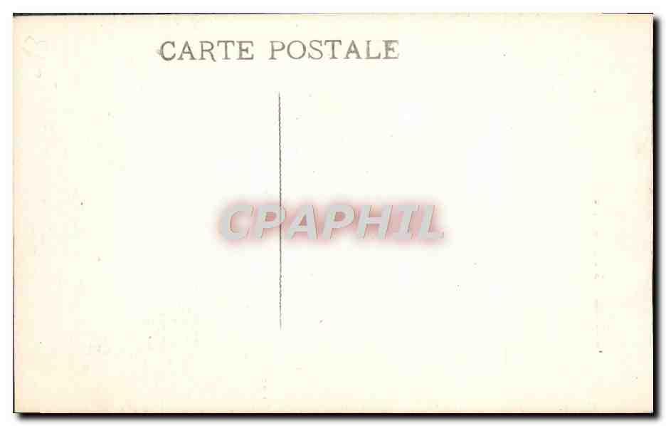 CPA Marseille Notre Dame de La Garde — Verso