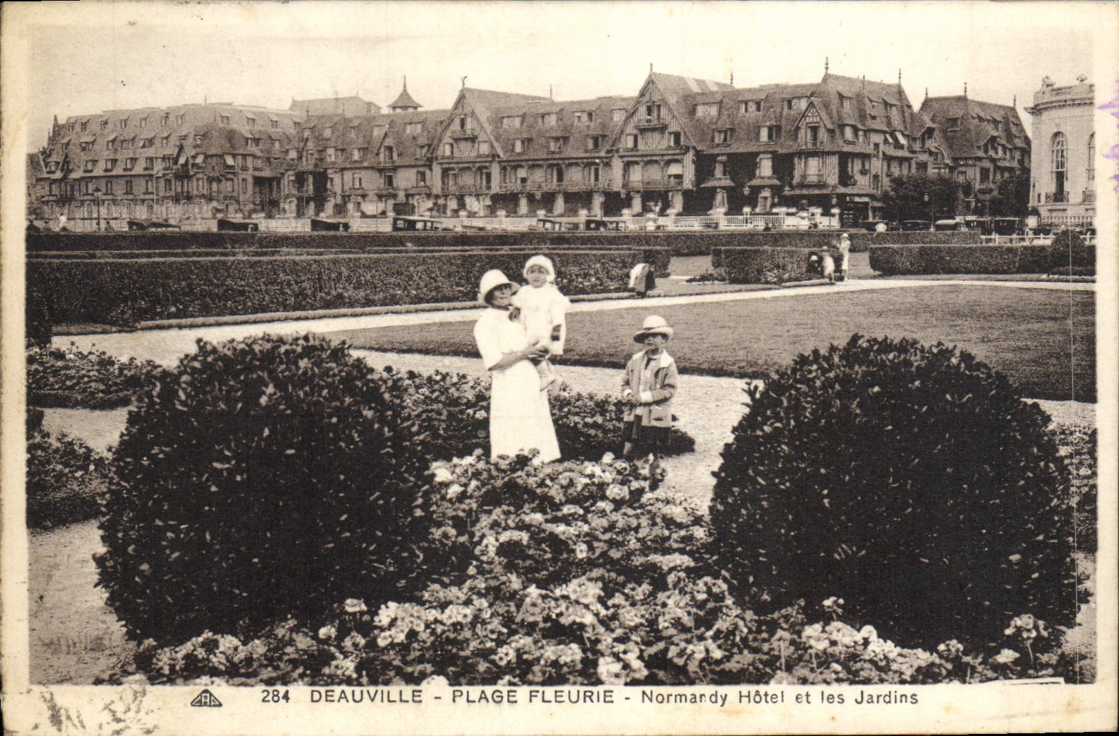 Deauville - Plage Fleurie - Normandy Hôtel et les Jardins — 284 — éditeur Alsaïsienne des Arts Photomécaniques