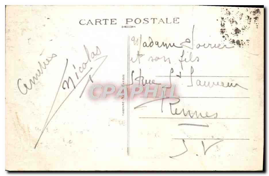 Granville — La Plage et les Falaises — Éditeur : S. 57 — Verso