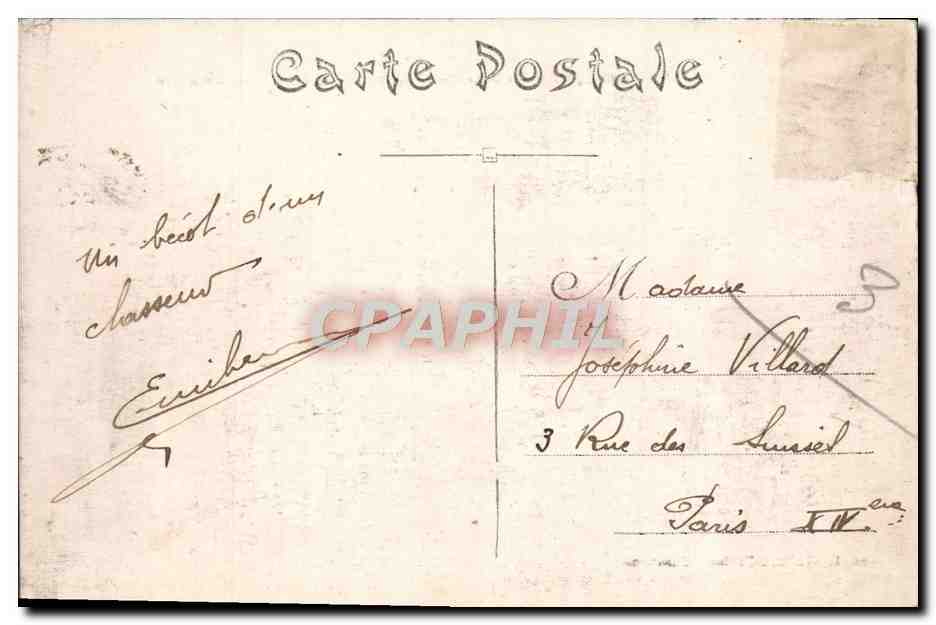 Besançon — Promenade Chamars, Fort Chaudan — Gaillard-Prêtre — Verso