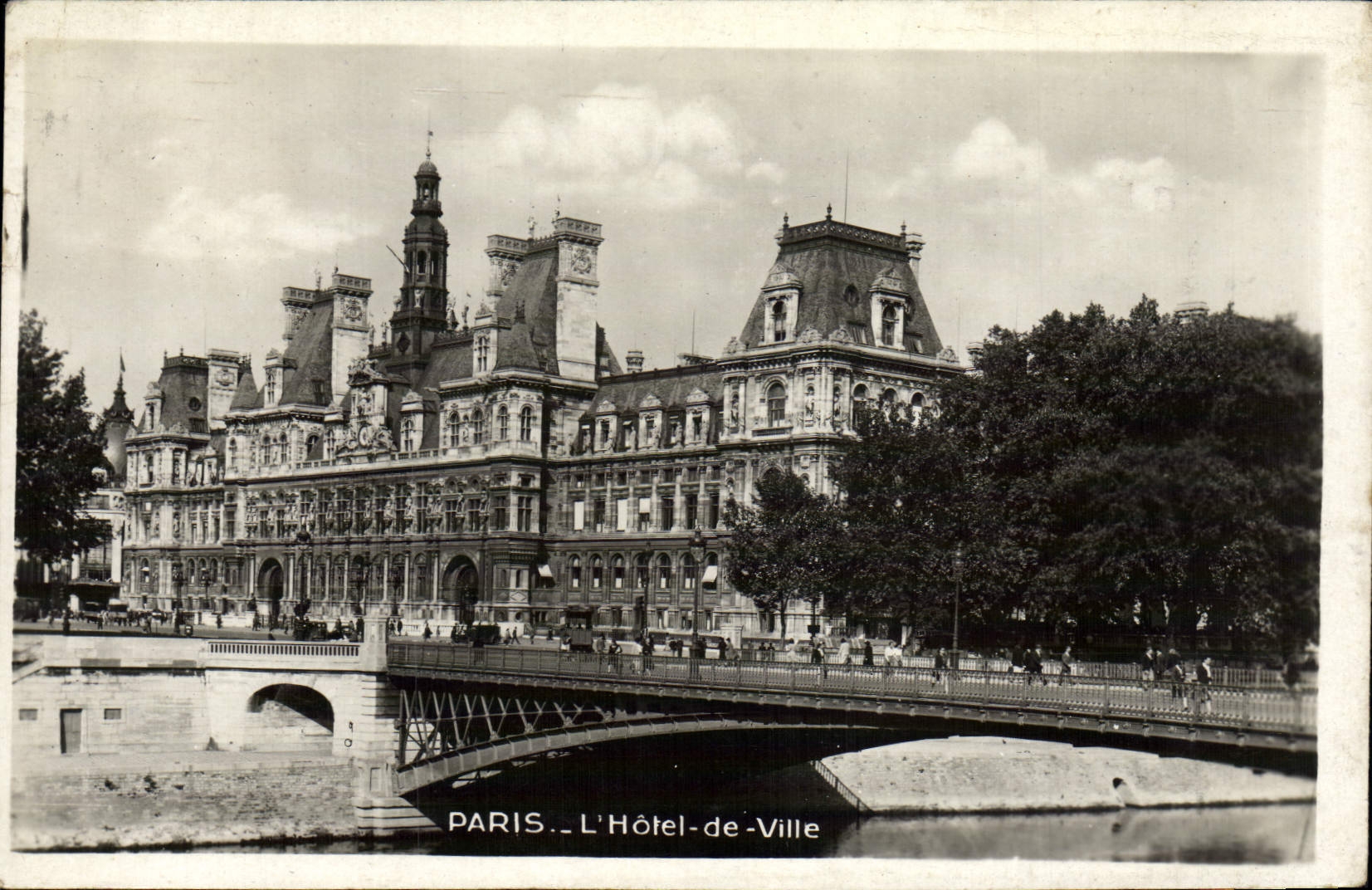 CPA Paris L'Hotel de Ville 