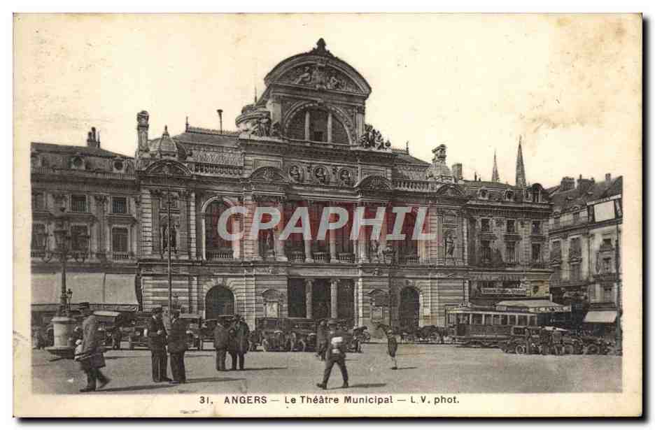 CPA Angers Le Theatre Municipal 