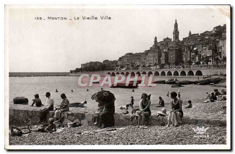 CPA Menton La Vieille Ville 