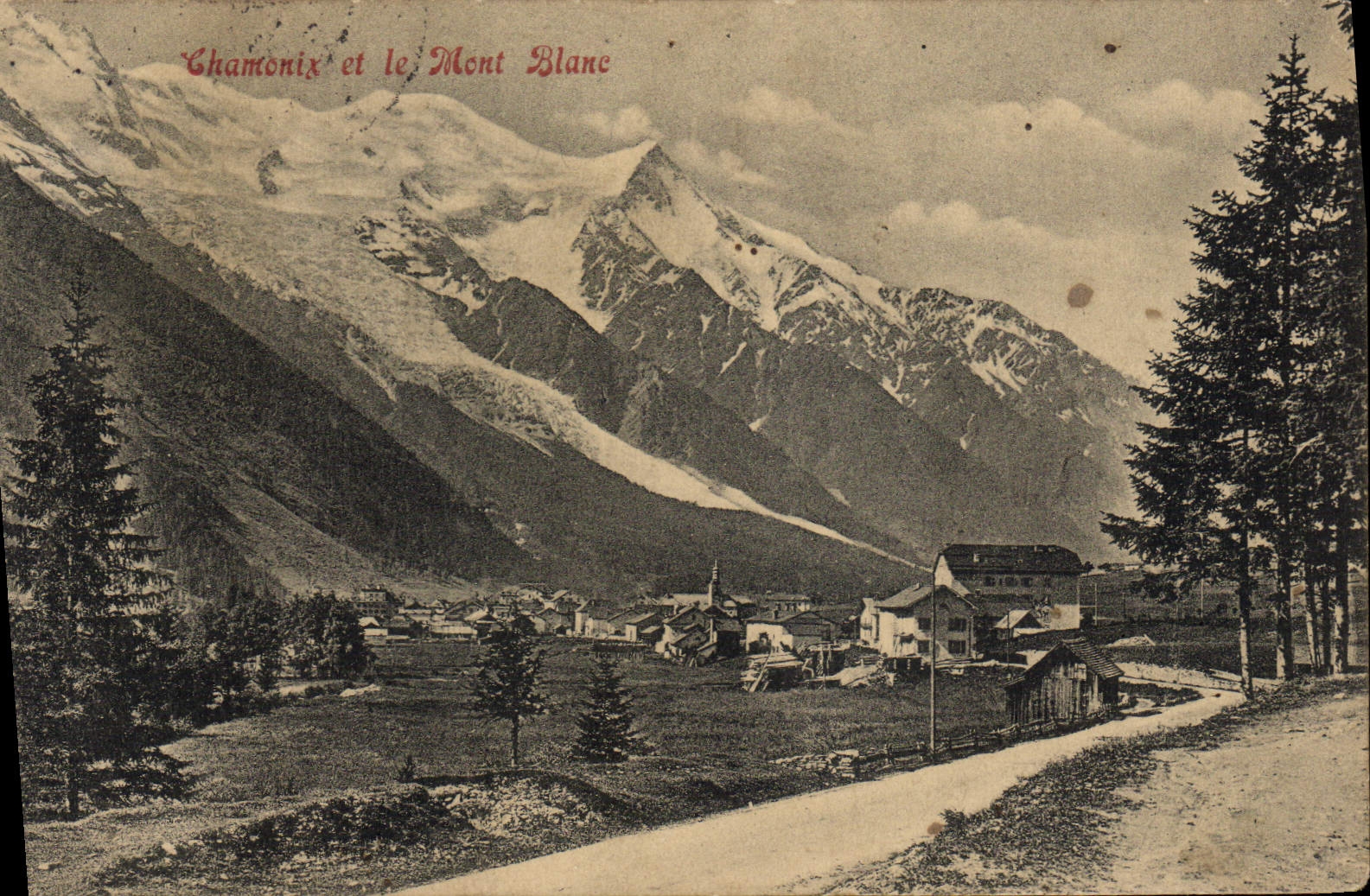 CPA Chamonix et le Mont Blanc