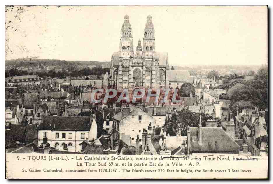 CPA Tours La Cathedrale St Gatien 