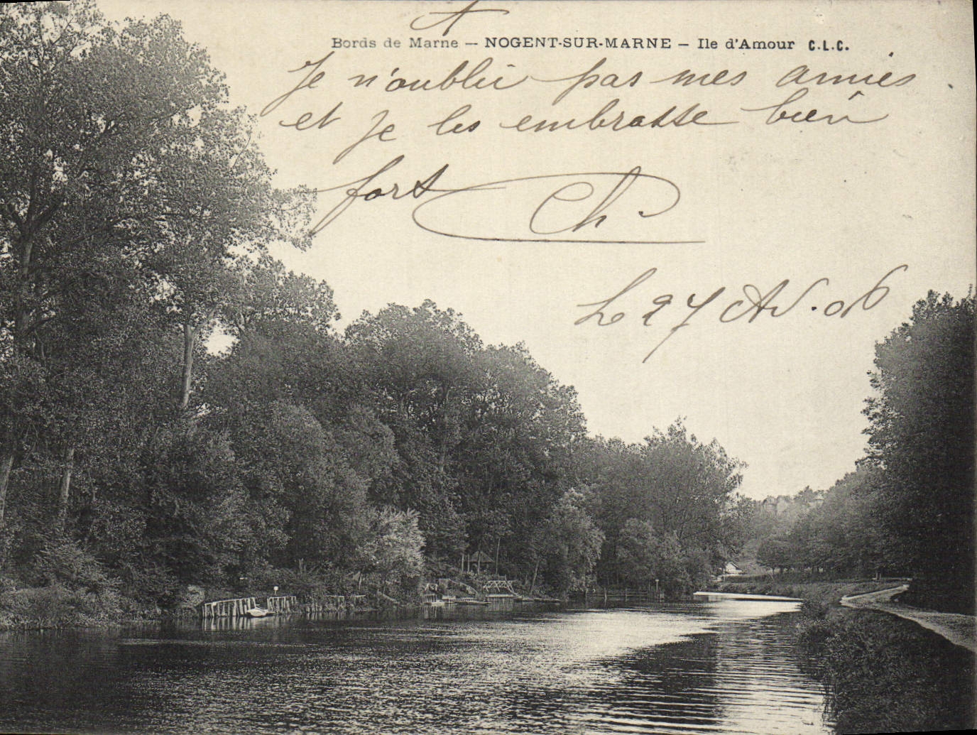Bords de Marne — Nogent-sur-Marne — Île d'Amour C.L.C.