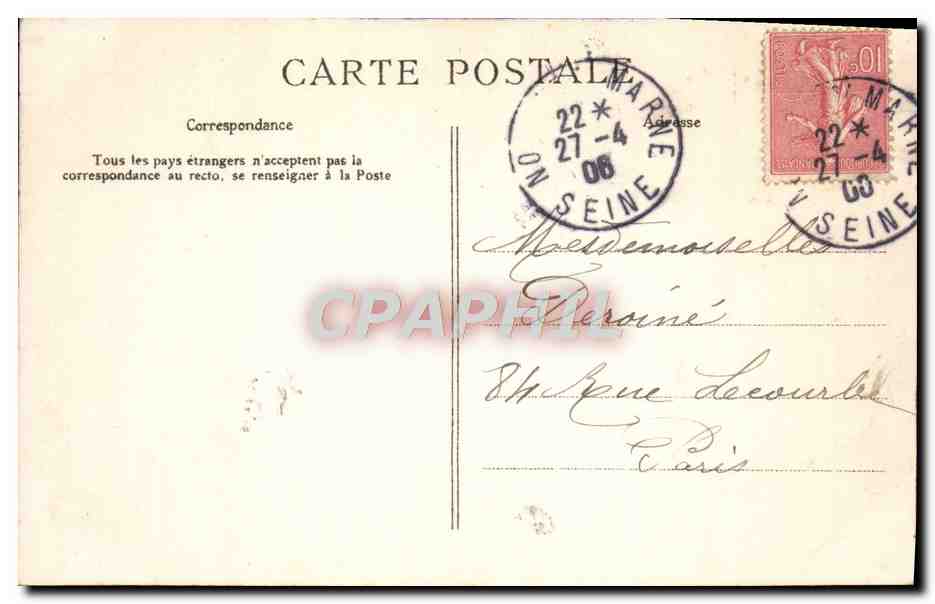 Bords de Marne — Nogent-sur-Marne — Île d'Amour C.L.C. — Reverso
