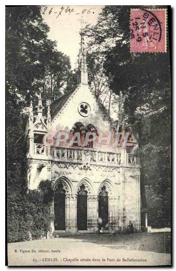 Chapelle dans le Parc de Bellefontaine — Senlis — E. Vignon fils, éditeur, n°65