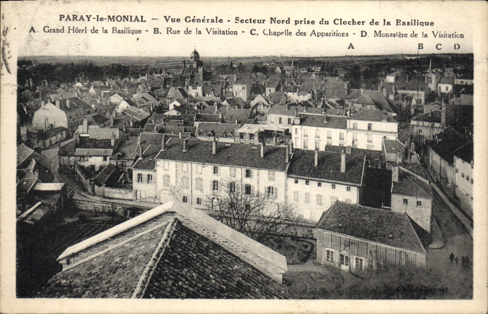Paray-le-Monial — Vue Générale - Secteur Nord prise du Clocher de la Basilique — Cellier Dianonet