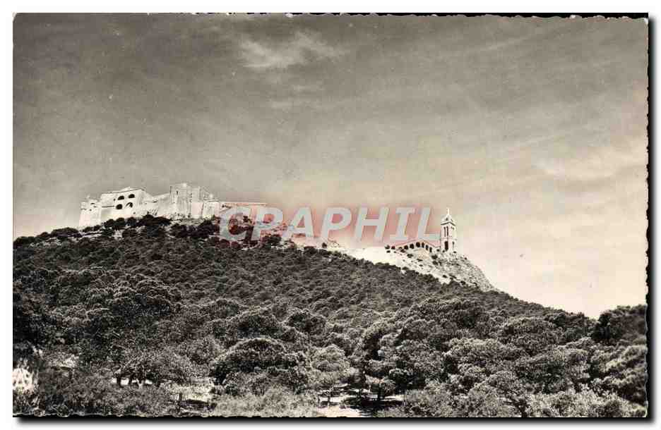 Oran — La Basilique et le Fort de Santa-Crax