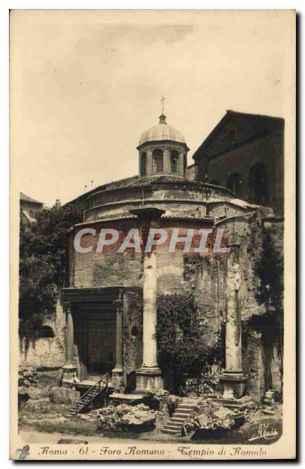 CPA Roma Foro Romano Tempio di Romolo