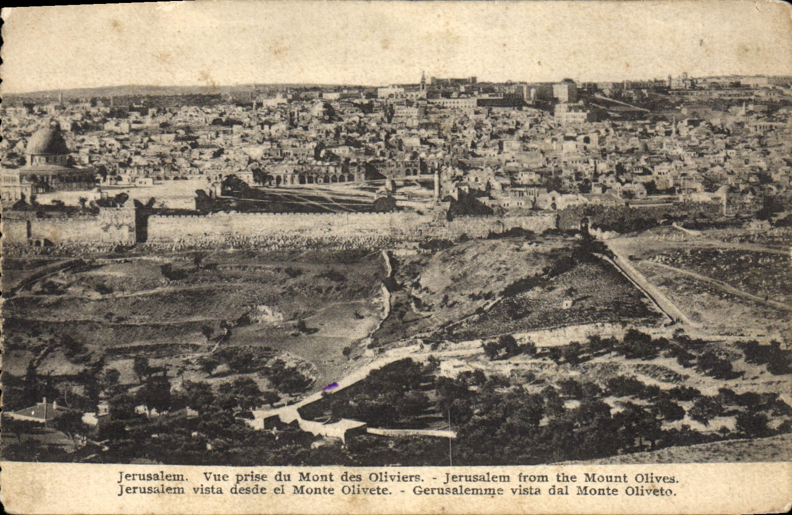 CPA Jerusalem Vue prise du Mont des Oliviers 