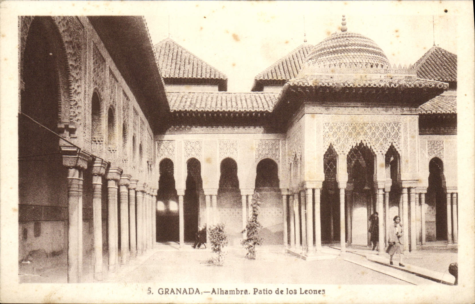 CPA Granada Alhambra Patio de los Leones
