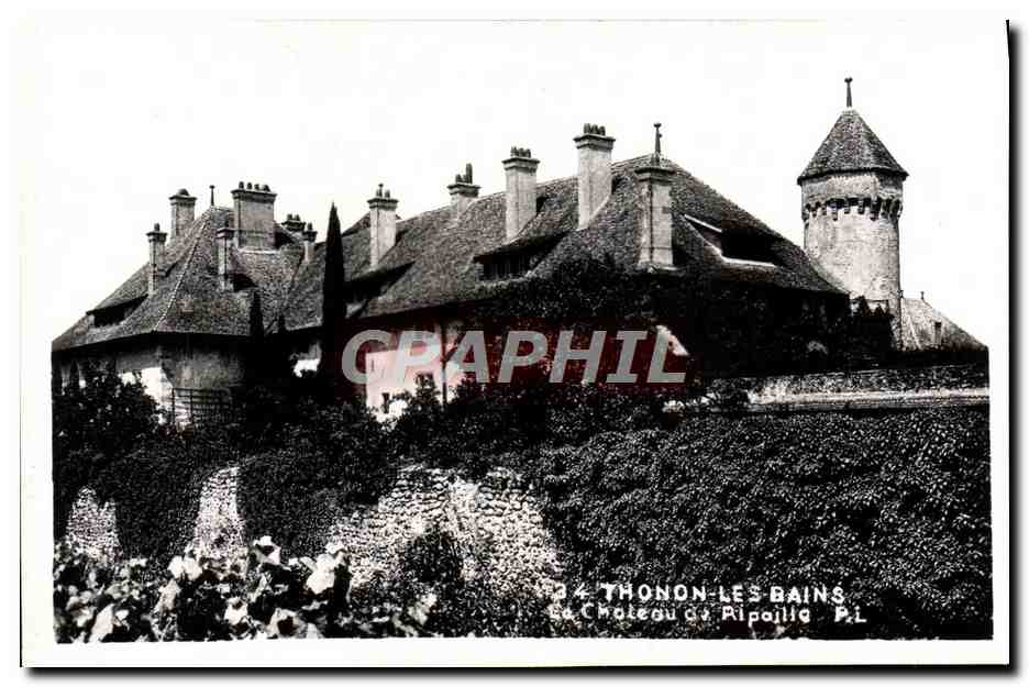 Thonon-les-Bains — Château de Ripailla — éditeur Pac, Bruxaud, 6 rue Servient, Lyon