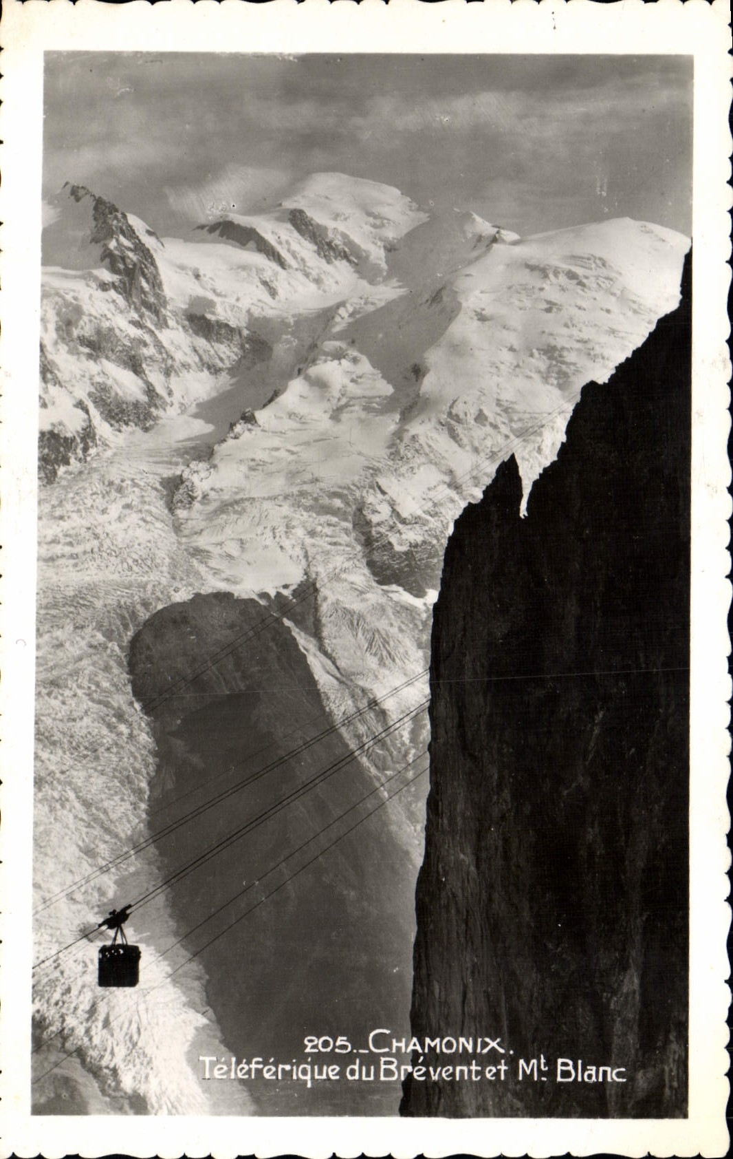 CPM Chamonix Teleferique du Brevent et Mt Blanc
