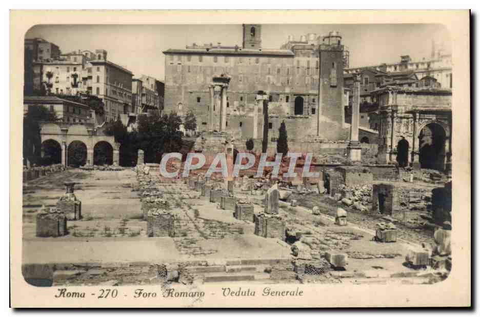 CPA Roma Foro Romano Veduta Generale
