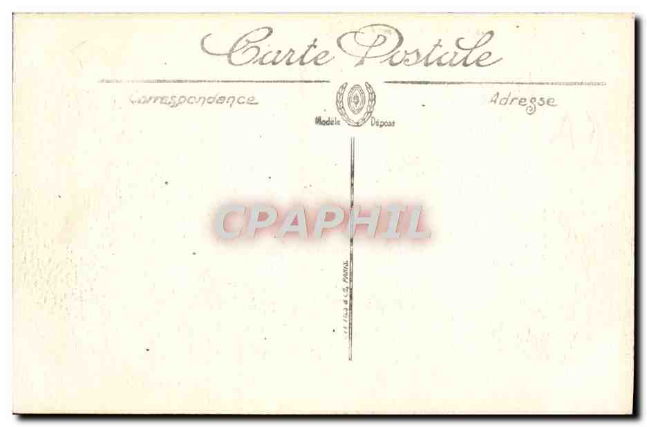 CPA Marseille Notre Dame de la Garde — Verso