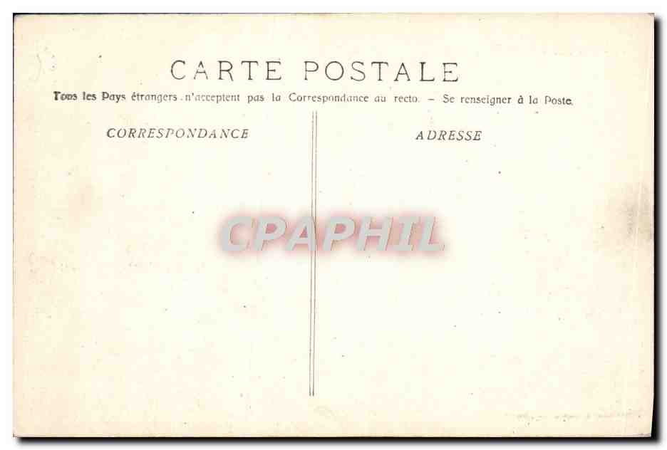 CPA Marseille Notre Dame De la Garde Caleche Cheval — Rückseite