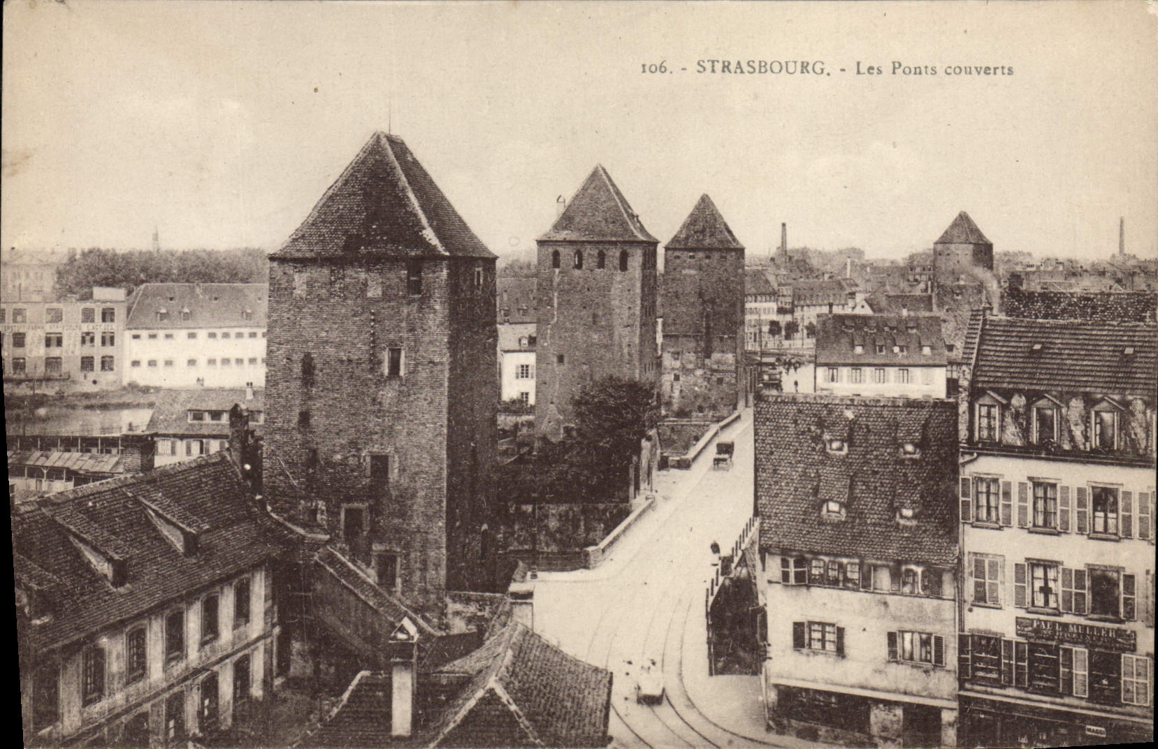 CPA Strasbourg Les Ponts Couverts