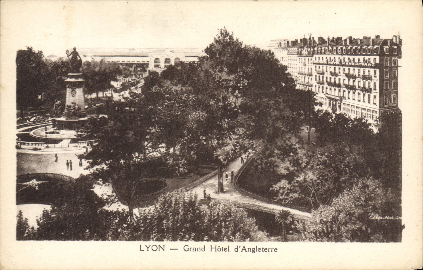 CPA Lyon Grand Hotel d'Angleterre
