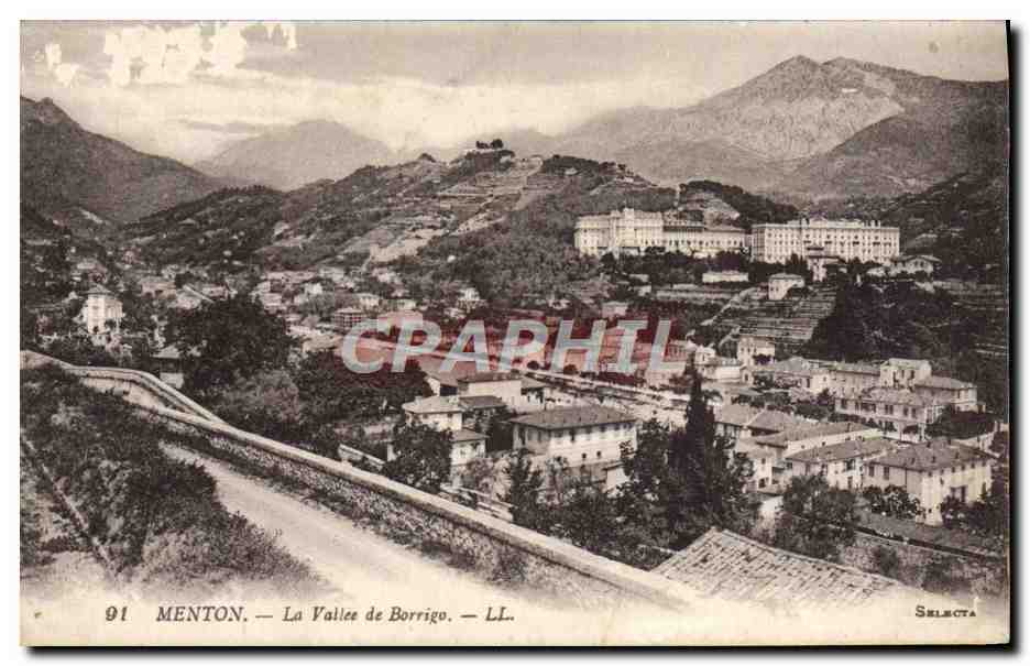 CPA Menton La Vallee de Borrigo
