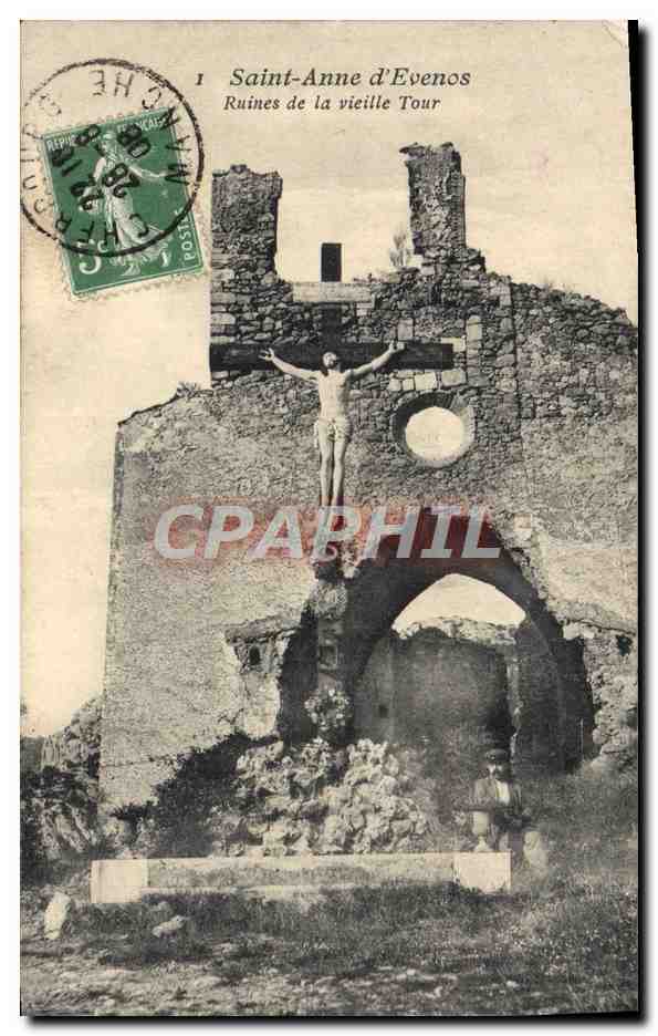Sainte-Anne d'Evenos — Ruines de la vieille Tour — Éditeur non identifié, n° de série 1