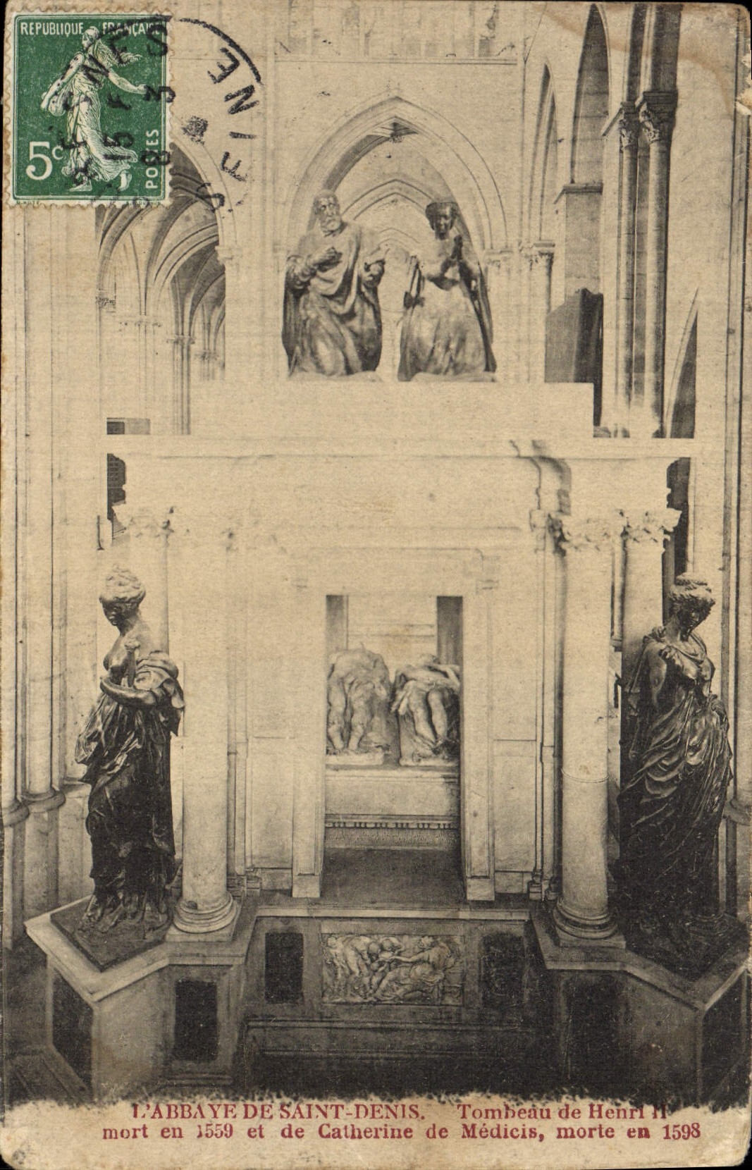 CPA L'Abbaye de Saint Denis Tombeau de Henri II