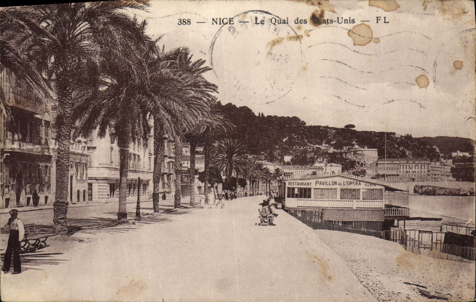 CPA Nice Le Quai des Etats Unis