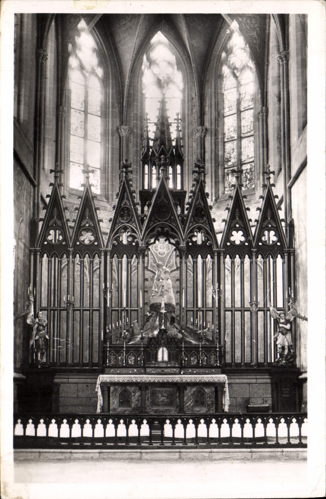 Chapelle N.-D. de la Salette — Maitre-Autel — Photo Véritable, Morlaix