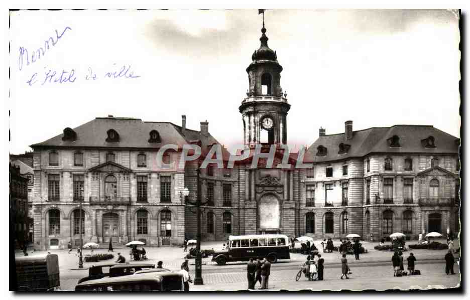 CPM Rennes L'Hotel de Ville