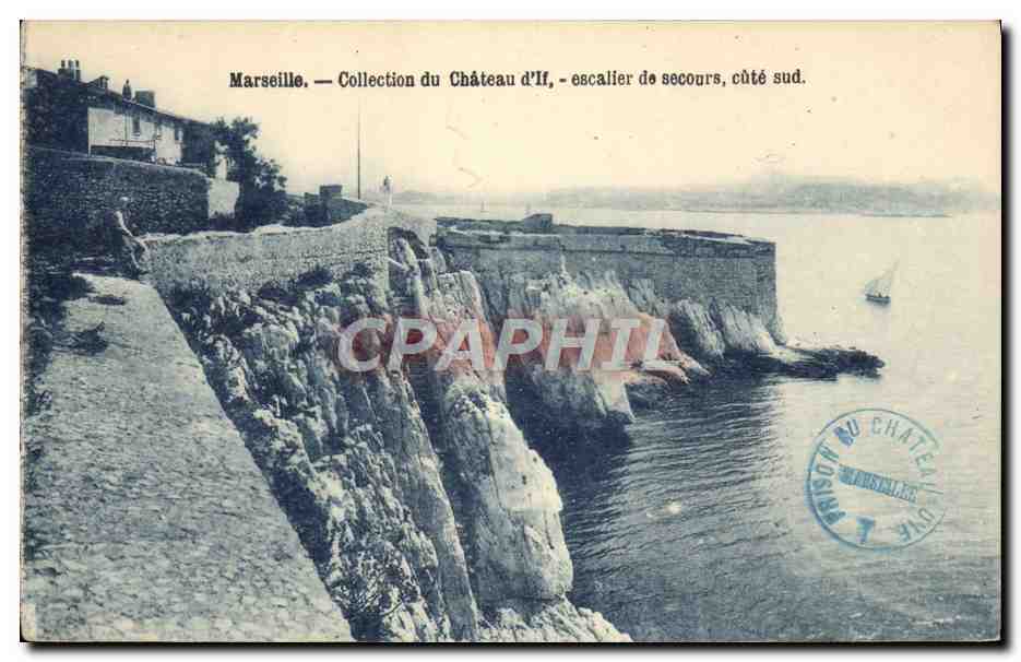 CPA Marseille Collection du Chateau d'If Escalier de Secours