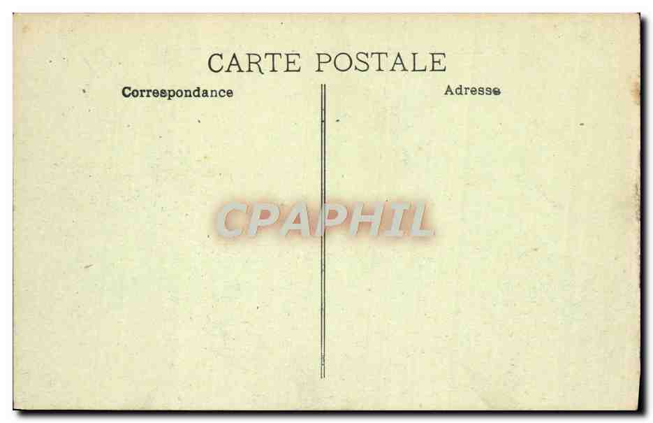 CPA Marseille Collection du Chateau d'If Escalier de Secours — Rückseite