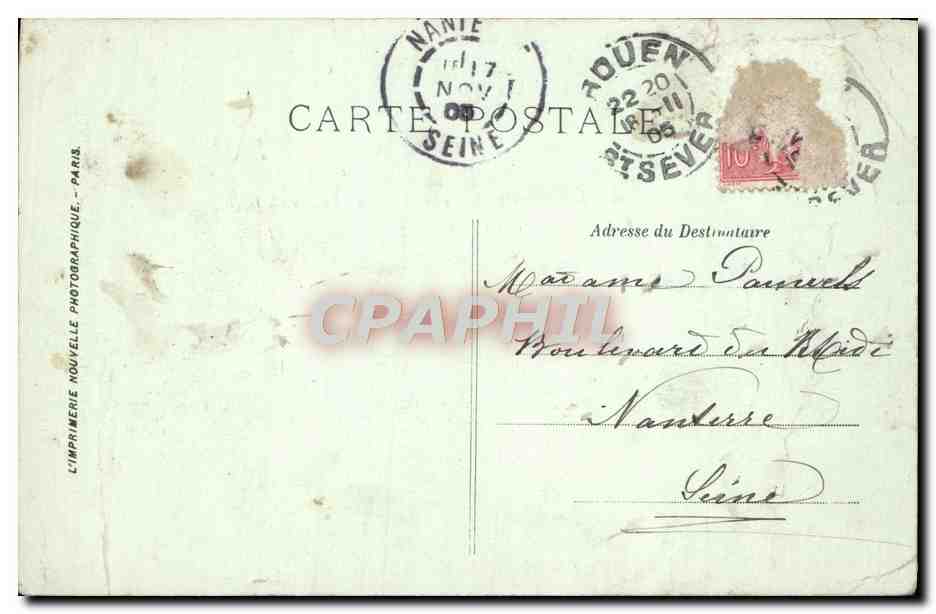 CPA Rouen Saint Maclou — Verso