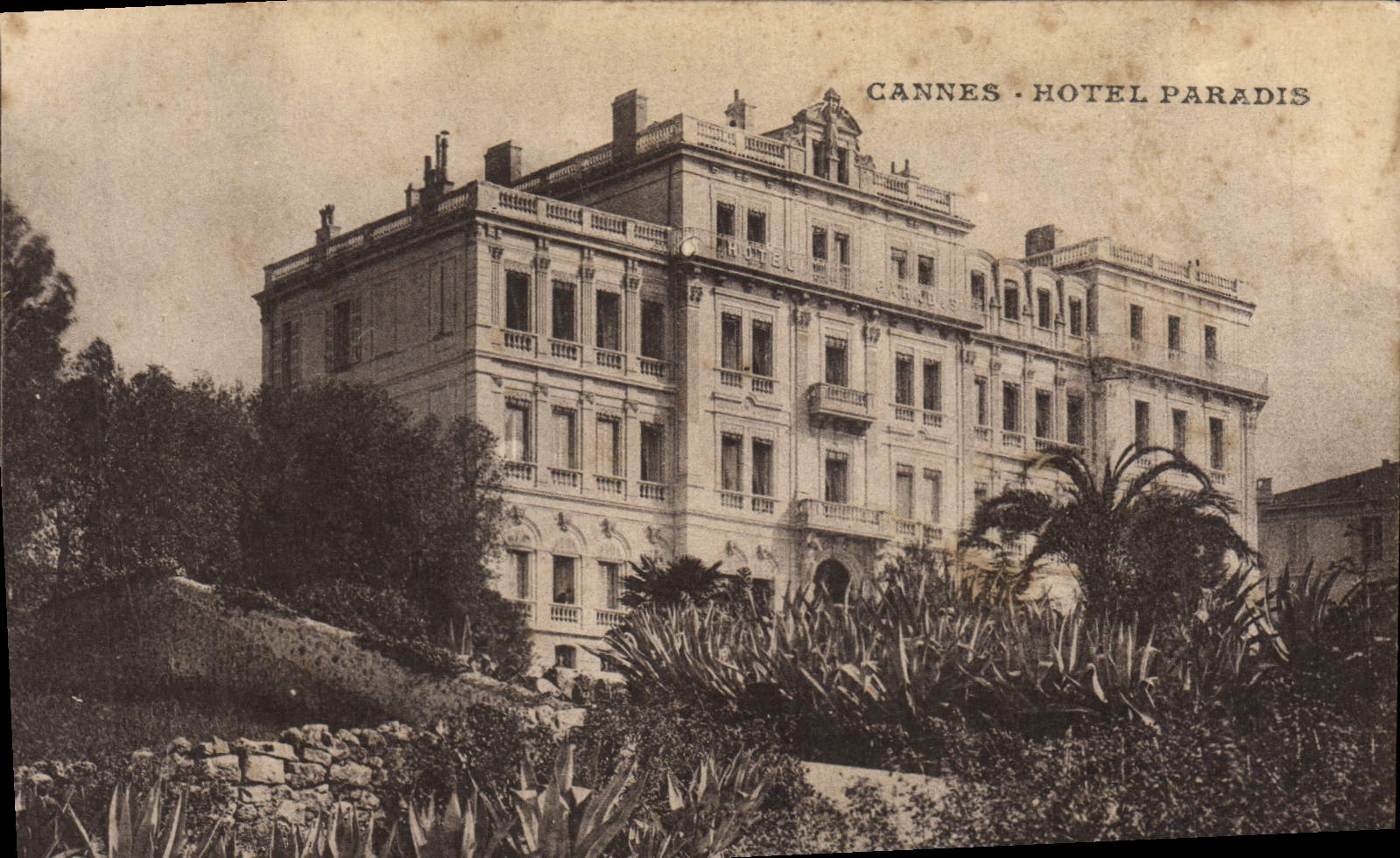 CPA Cannes Hotel Paradis