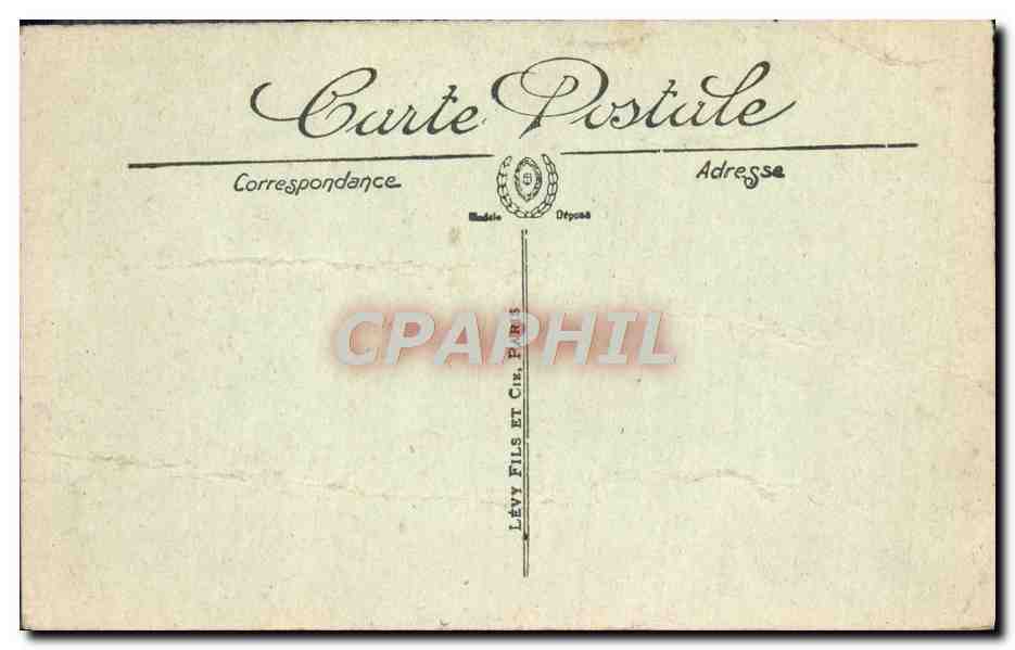 CPA Meaux Vue prise L'Hotel de Ville Moulins — Rückseite