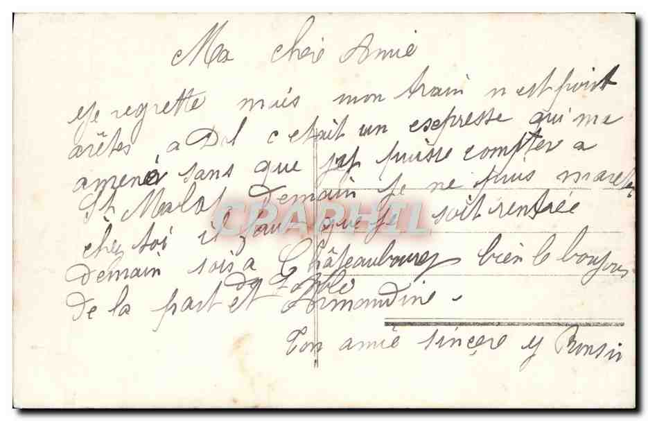 Londres - La Gare incendiée par les Allemands — éditeur inconnu, n° 4 — Verso