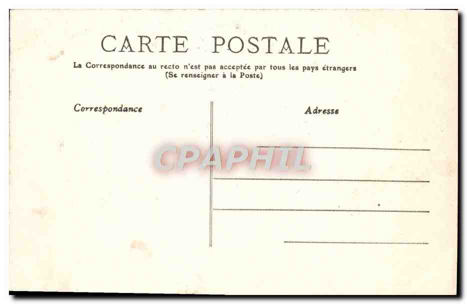 CPA L'Auvergne Chatel Guyon Vu de la Route de Manzat — Rückseite