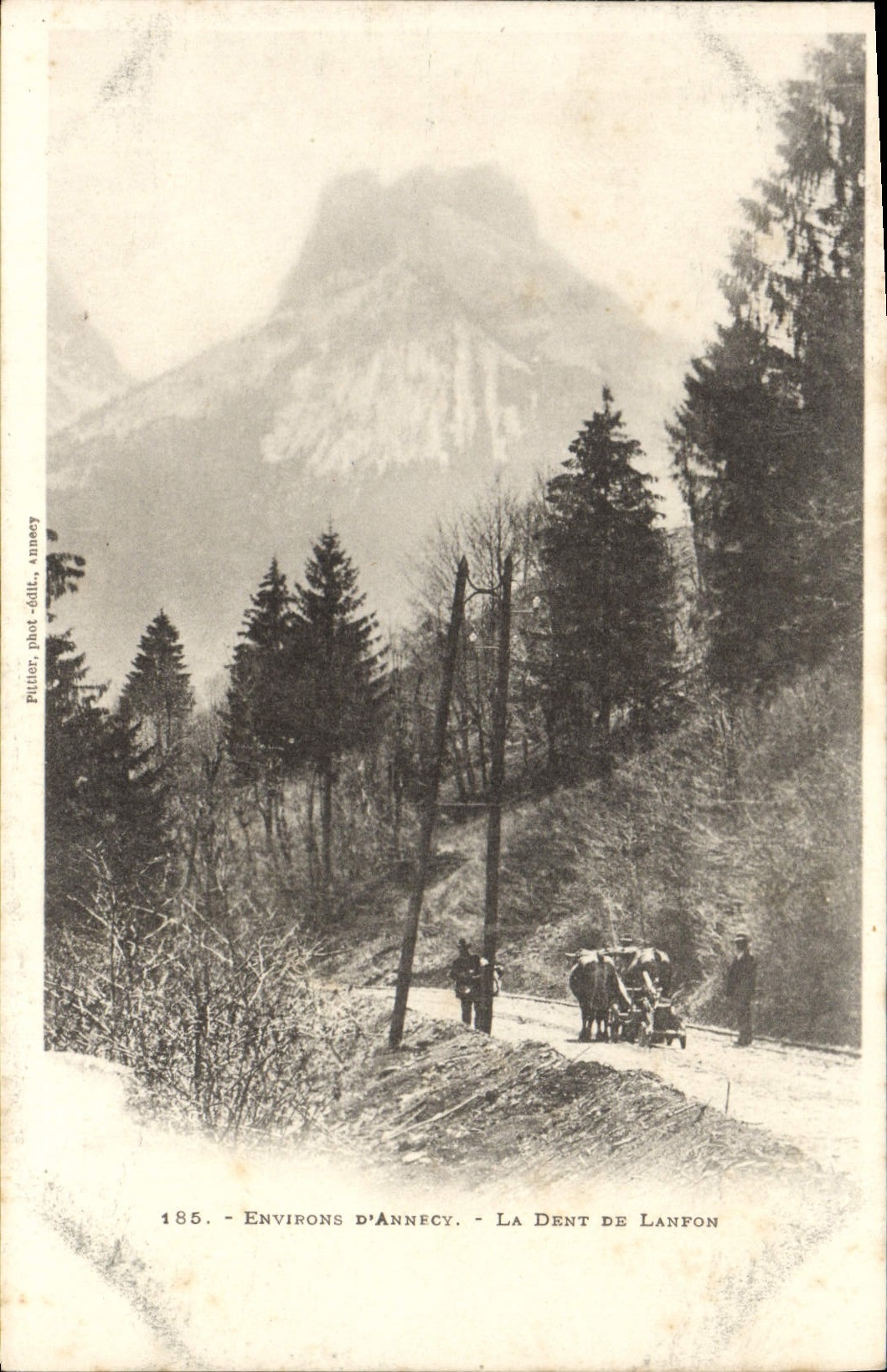 Environ d'Annecy — La Dent de Lanfon — Pütter, phot.-édit., Annecy, n° 185