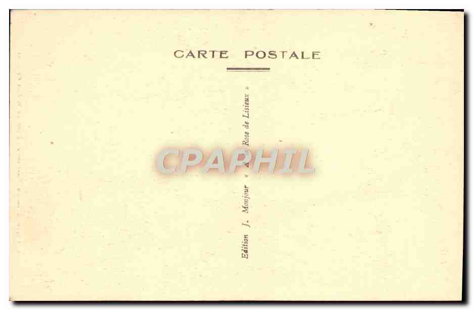 CPA Lisieux La Touques au Pont de la Rue de Caen — Rückseite