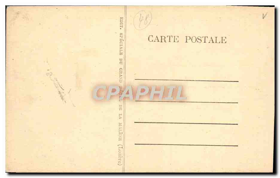 CPA Mont Aigoual L'Observatoire — Rückseite