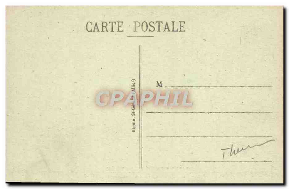 CPA L'Auvergne Illustree Le Mont Dore L'Etablissement Tbermal — Verso