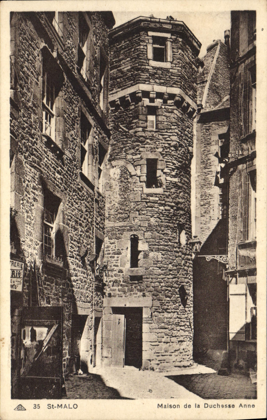 St-Malo — Casa de la Duquesa Ana — editor CPAPHIL, n° 35