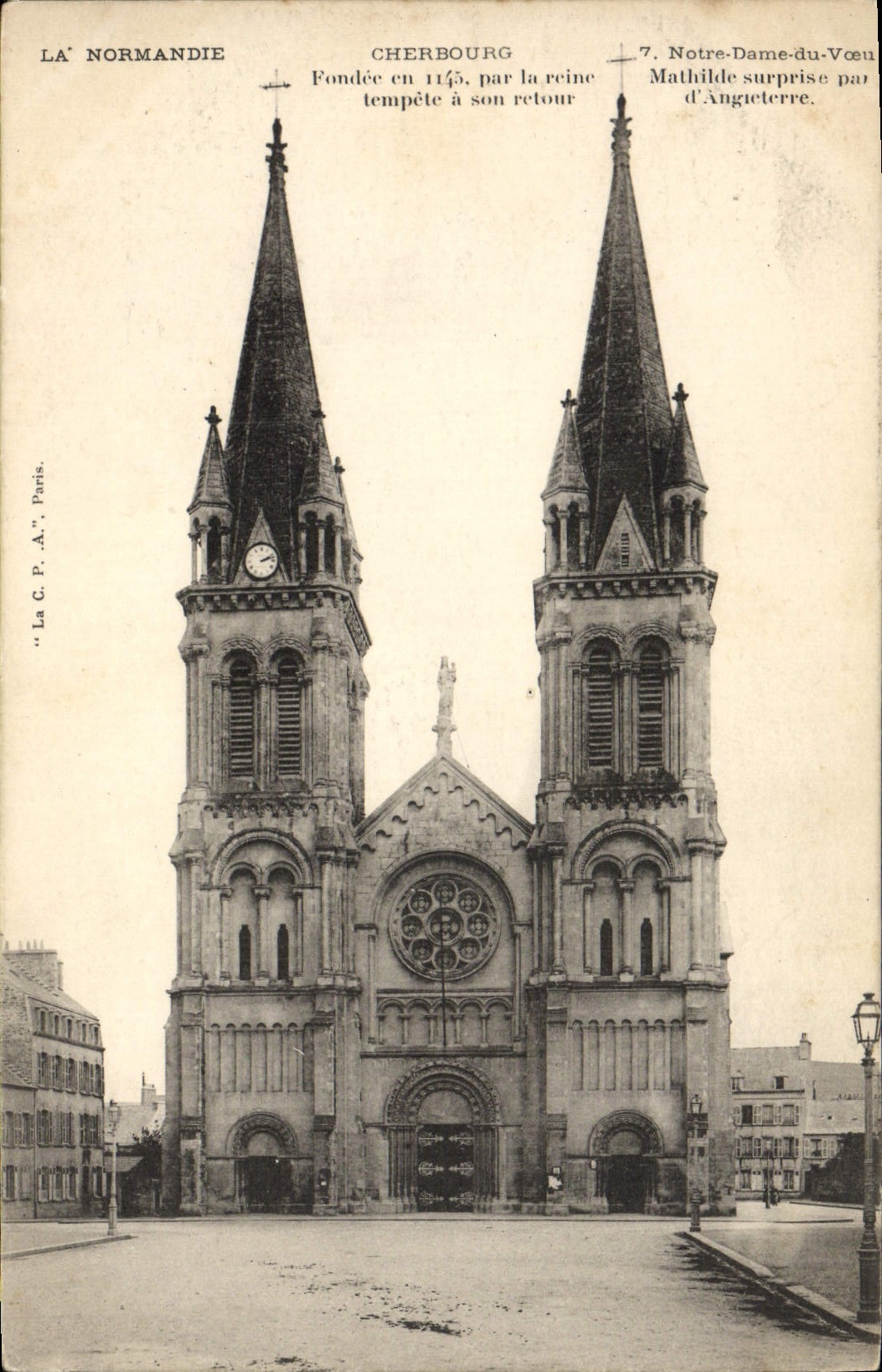 CPA Cherbourg Notre Dame du Voeu 